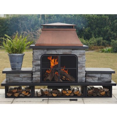 Sunjoy Bel Aire Fire Place - Sam's Club