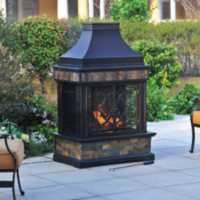 Heirloom Slate Fireplace with Cover