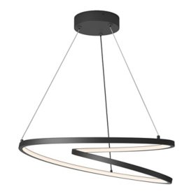 Artika Salto Integrated LED Pendant Light, 19", Assorted Colors