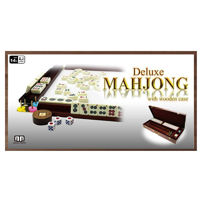 Deluxe Mahjong with Wooden Case