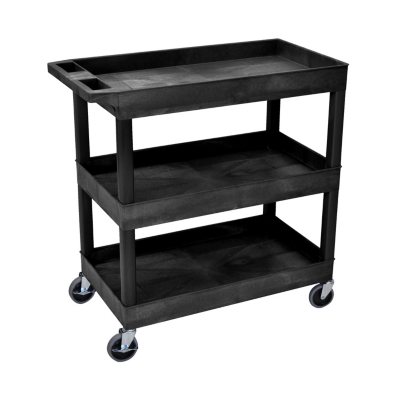 Rubbermaid Commercial Xtra Open Side 3-Shelf Utility Cart - Sam's Club