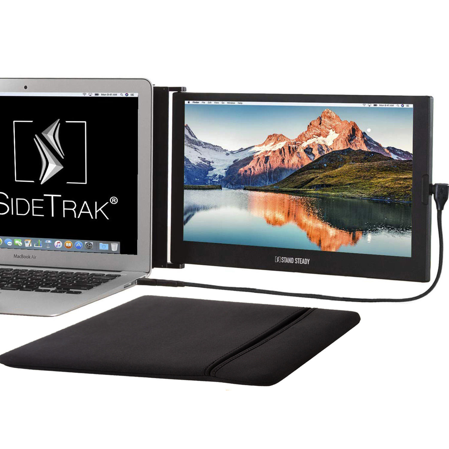 SideTrak 12.5″ Portable Monitor with Protective Case Sleeve