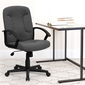 Flash Furniture Mid-Back Task Chair with Arms (Various Colors)