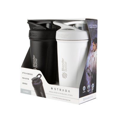 månedlige karakter Overhale BlenderBottle Strada 24-ounce Stainless Steel Combo, 2-Pack (Assorted  Colors) - Sam's Club