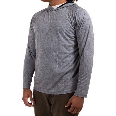 Habit Lightweight Hoodie Grey L:- Grey, L