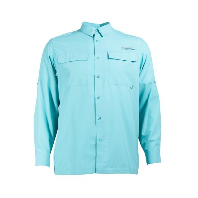 Habit Men's UPF 40+ UV Protection Long-Sleeve Fishing Shirt:- Tibetan Stone, S