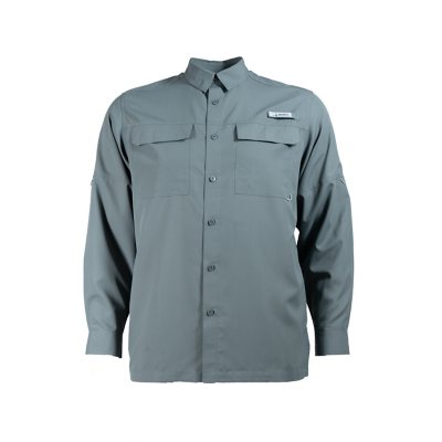 Habit Men's UPF 40+ UV Protection Long-Sleeve Fishing Shirt:- Sedona Sage, M