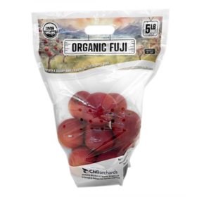 Organic Fuji Apples, 5 lbs.