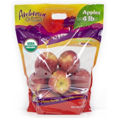 Fresh Ambrosia Apples, 3 lb Bag 