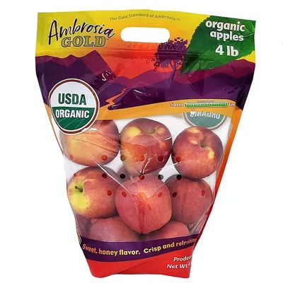 Organic Ambrosia Apples 4 lbs. Sam's Club