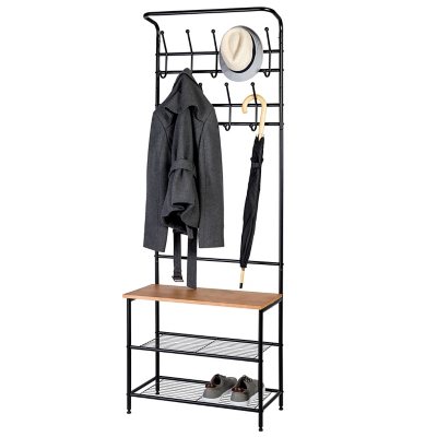 Honey-Can-Do 3-Pair Boot Holder, Black, Shoe Rack