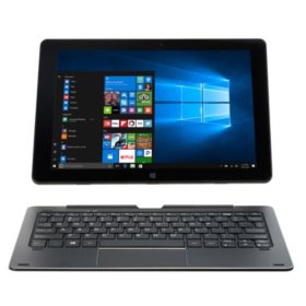 10 1 Nuvision Duo 10 Intel 2 In 1 Detached Windows 10 Tablet 32gb Sam S Club