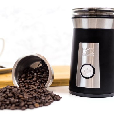 Wirsh Coffee Grinder - Herb grinder with Stainless Steel Blades