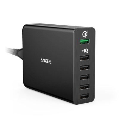 Anker Quick Charge 6-Port USB Wall Charger (Black) - Sam's Club