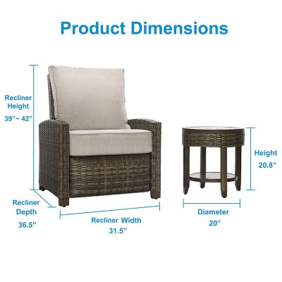 Sam's club outdoor recliner sale