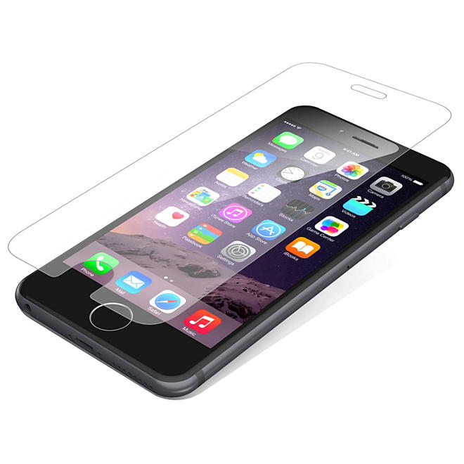 ZAGG InvisibleShield Glass Screen Protection for Apple iPhone 6 Plus, iPhone 6s Plus