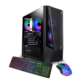 iBUYPOWER Gaming PC TMI5N3501 Intel Core i5 14400F 2.5 GHz (4.7 GHz Max Turbo), NVIDIA GeForce RTX 3050 6GB, 16GB DDR5 5600 MHz RAM, 1TB NVMe SSD, Windows 11 Home Advanced