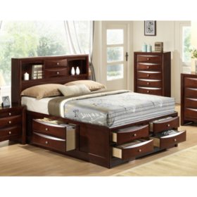 Madison Storage Platform Bed Assorted Sizes Sam S Club