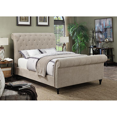 Adrienne Upholstered Sleigh Bed