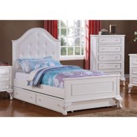 Jenna Bed with Rolling Trundle (Assorted Sizes)