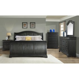 Conley Sleigh Bed (Assorted Sizes)