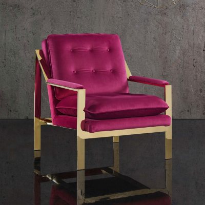 Tribeca Chrome Accent Chair