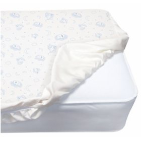 Serta PerfectSleeper Deluxe Crib Mattress Pad, White
