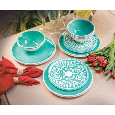 MELAMINE 18 PK DINNERWARE SET Sam's Club