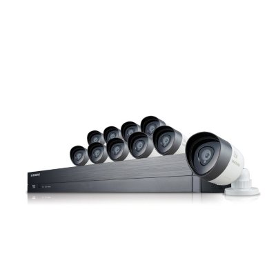 Samsung full hd video security system 16 channel cheap 10 camera