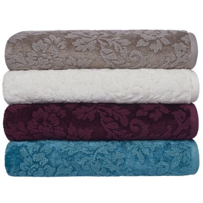 Luxury Collection Jacquard or Solid Bath Towel Sam s Club