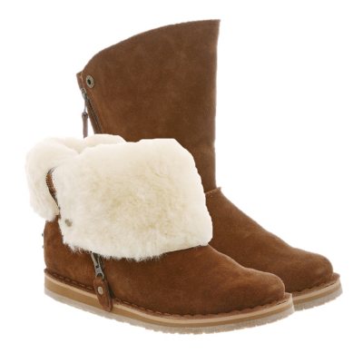 100% Genuine Sheepksin Convertible 2-in-1 Boot