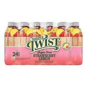 Nature's Twist Sugar-Free Strawberry Lemon (16.9 fl. oz., 24 pk.)