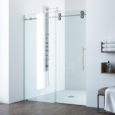 Vigo Elan Adjustable Frameless Sliding Shower Door Sam S Club