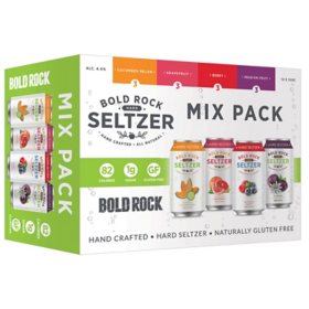 Bold Rock Hard Seltzer Variety Pack 12 fl. oz. can, 12 pk.