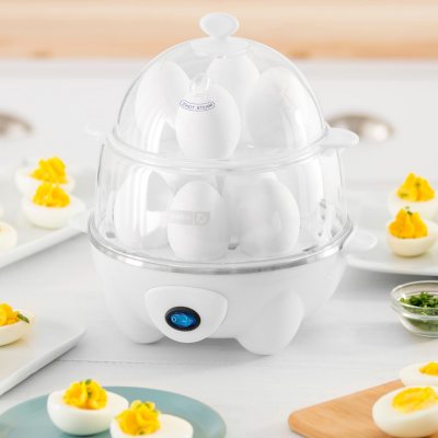 Dash Deluxe 12-Egg Cooker and Steamer (Assorted Colors)