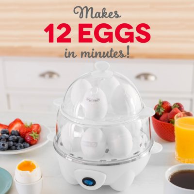Dash Deluxe 12-Egg Cooker and Steamer (Assorted Colors) - Sam's Club
