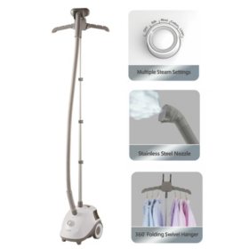 SALAV GS24-BJ Garment Steamer with Stainless-Steel Steam Nozzle, White