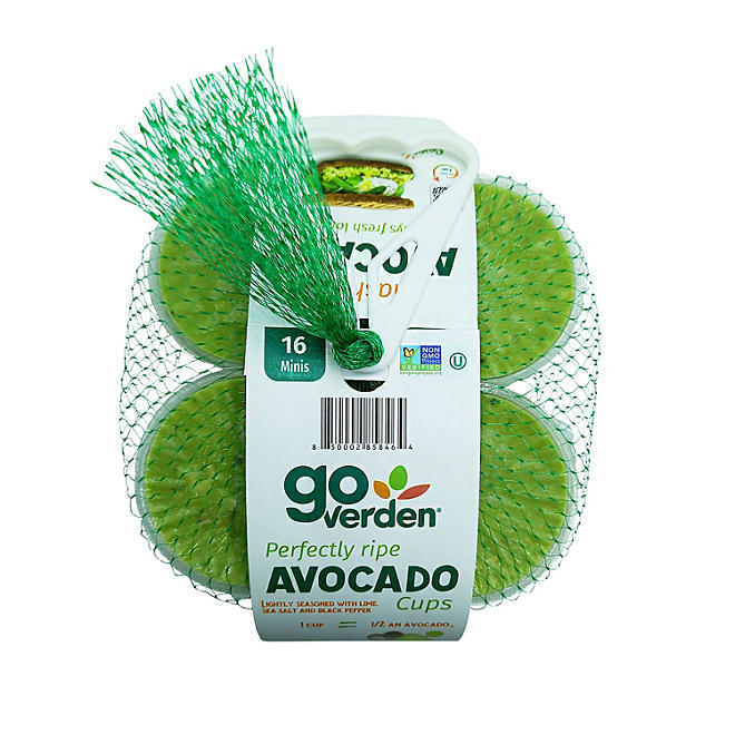 GoVerden Perfectly Ripe Avocado 2 oz. cups, 16 ct.