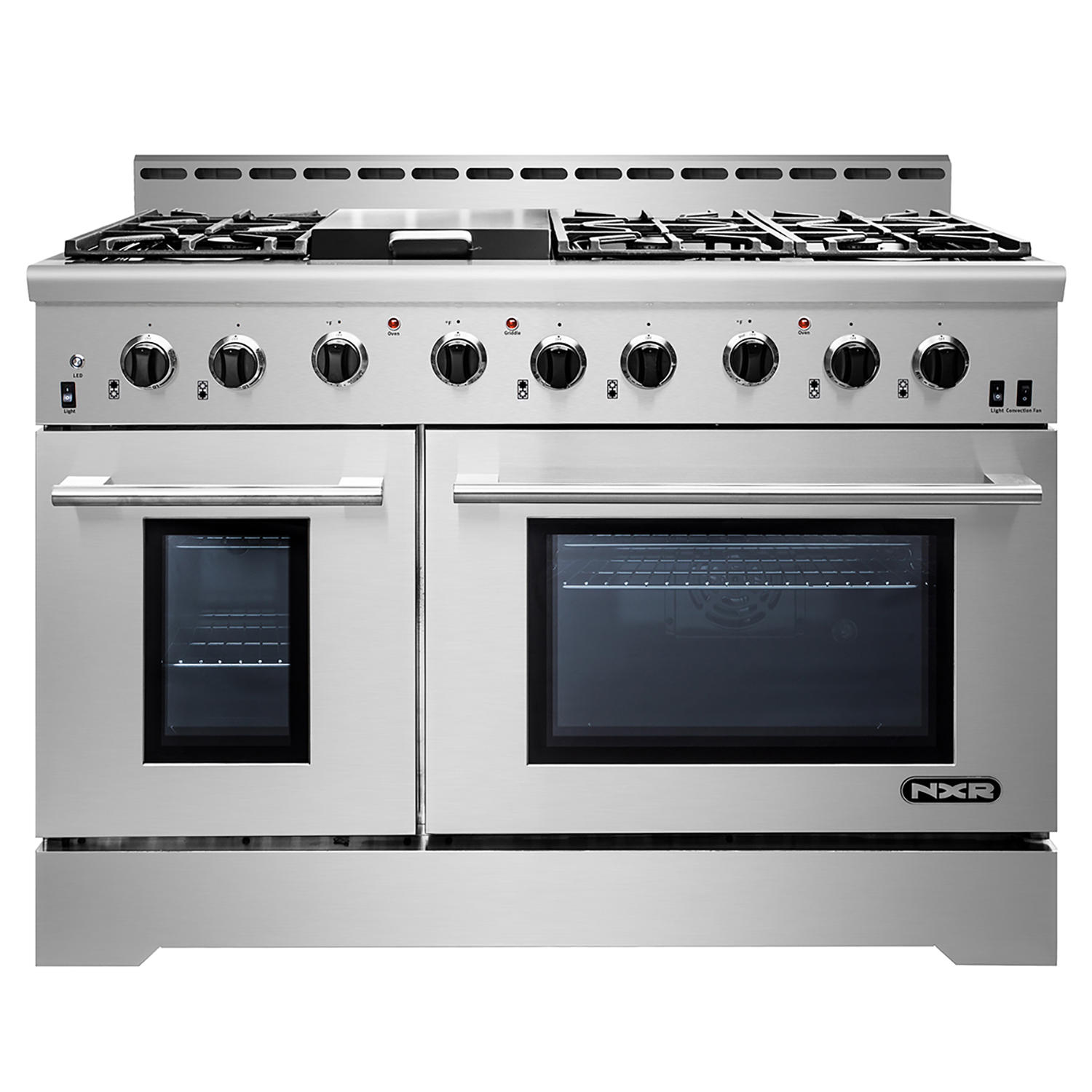 NXR 48 In. LED Professional Style 7.2 Cu. ft. Freestanding &#194;&#160;Gas Range