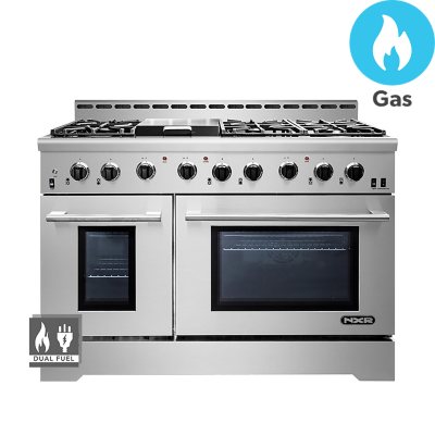 NXR 48″ Professional Style Dual Fuel Range with Convection Oven