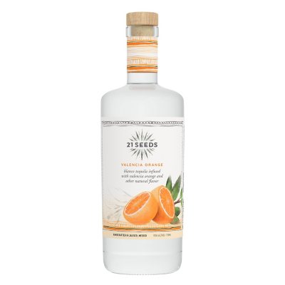 21 Seeds Valencia Orange Infused Blanco Tequila (750 ml) - Sam's Club