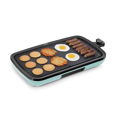 Dash DEG200GBAQ01 Everyday Nonstick Electric Griddle for Pancakes, Burgers,  Quesadillas, Eggs