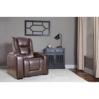 Myles Power Theater Recliner with Adjustable Headrest, Assorted Colors