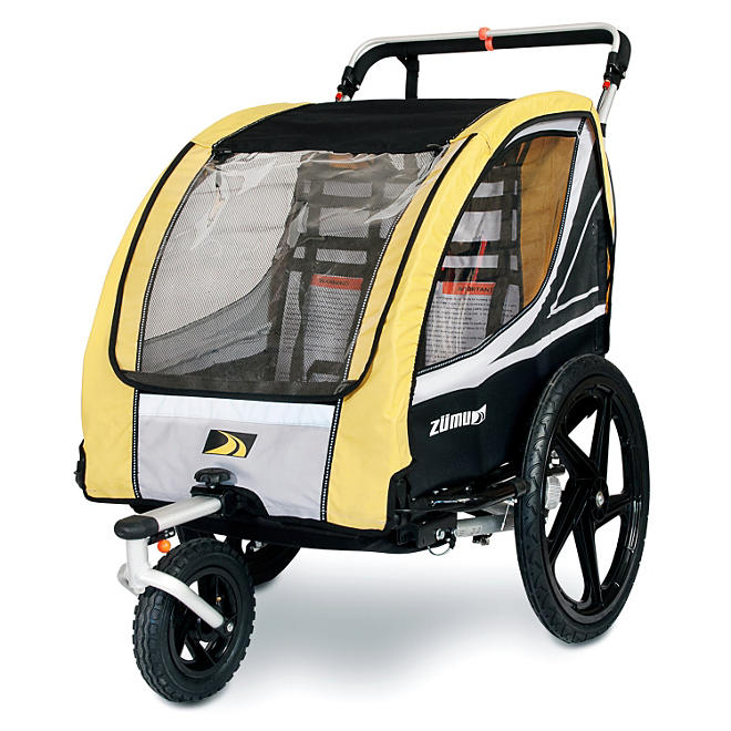 Bike Trailer with Jogger and Stroller Conversion 