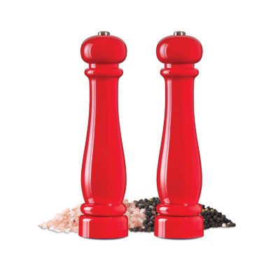 colorful salt and pepper mills