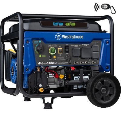 Westinghouse 5,300/6,600 Dual Fuel Portable Generator - Sam's Club