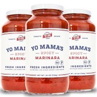 Yo Mama's Foods Low-Sodium Pasta Sauce, Spicy Marinara (25 oz., 3 pk.)