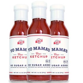 Yo Mama’s Foods Keto & Paleo Classic Ketchup (14 oz., 3 pk.) 