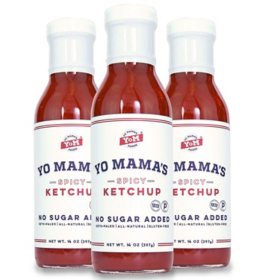 Yo Mama’s Foods Keto & Paleo Spicy Ketchup (14 oz., 3 pk.) 