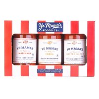 Yo Mama's Foods Low-Carb Saucy Sampler Pasta Sauce Gift Box  (25 oz., 3 pk.)